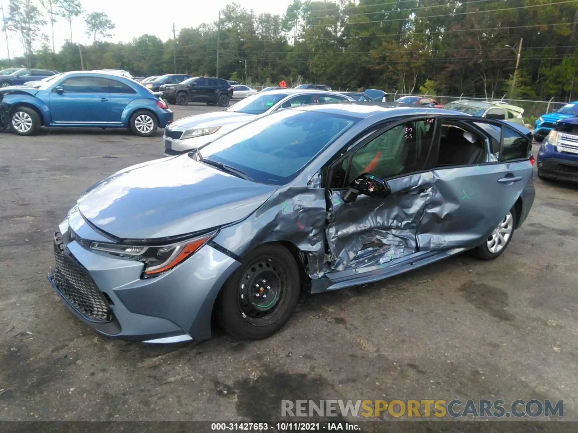 2 Photograph of a damaged car JTDEPMAE4NJ202828 TOYOTA COROLLA 2022