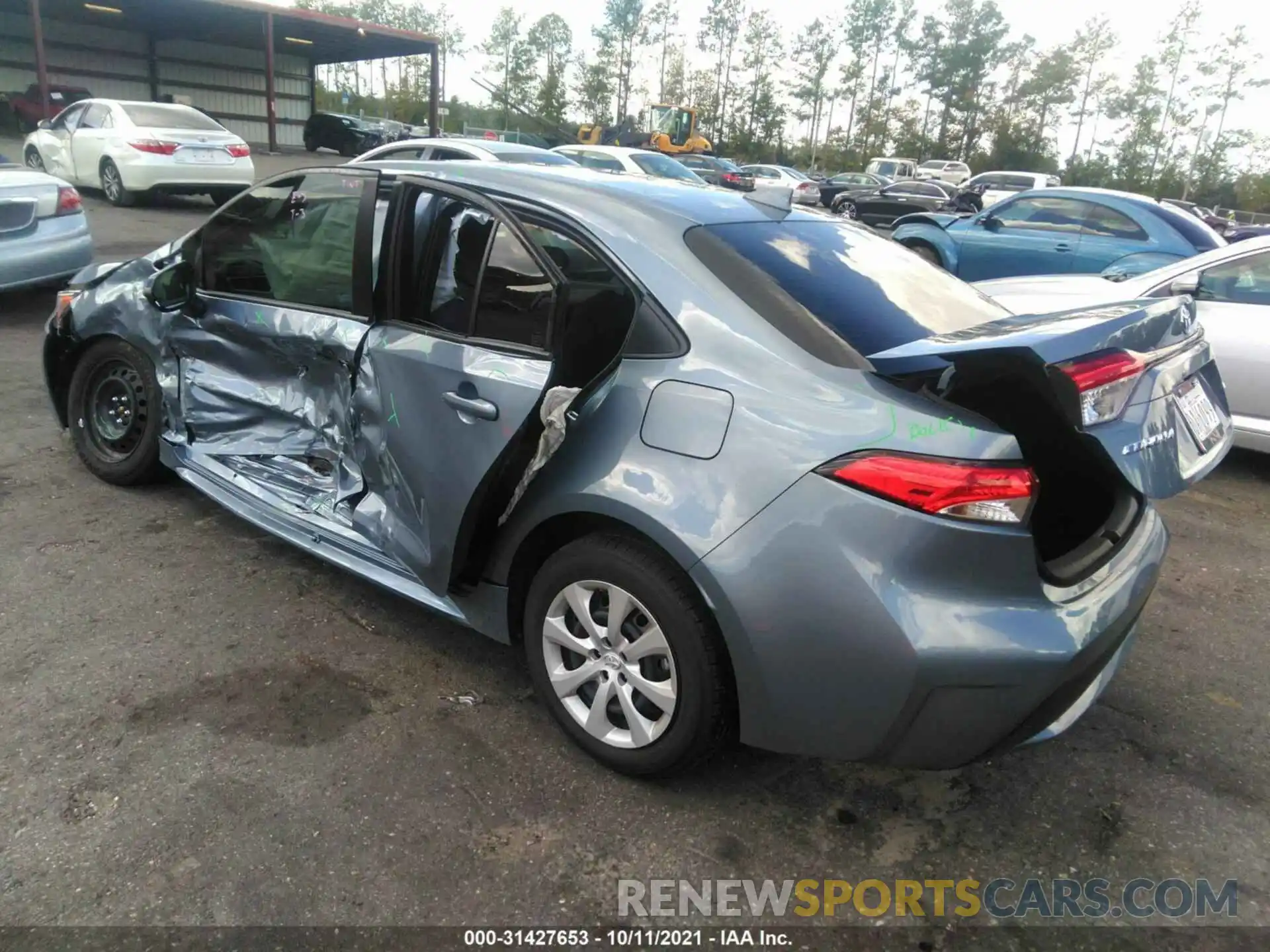 3 Photograph of a damaged car JTDEPMAE4NJ202828 TOYOTA COROLLA 2022