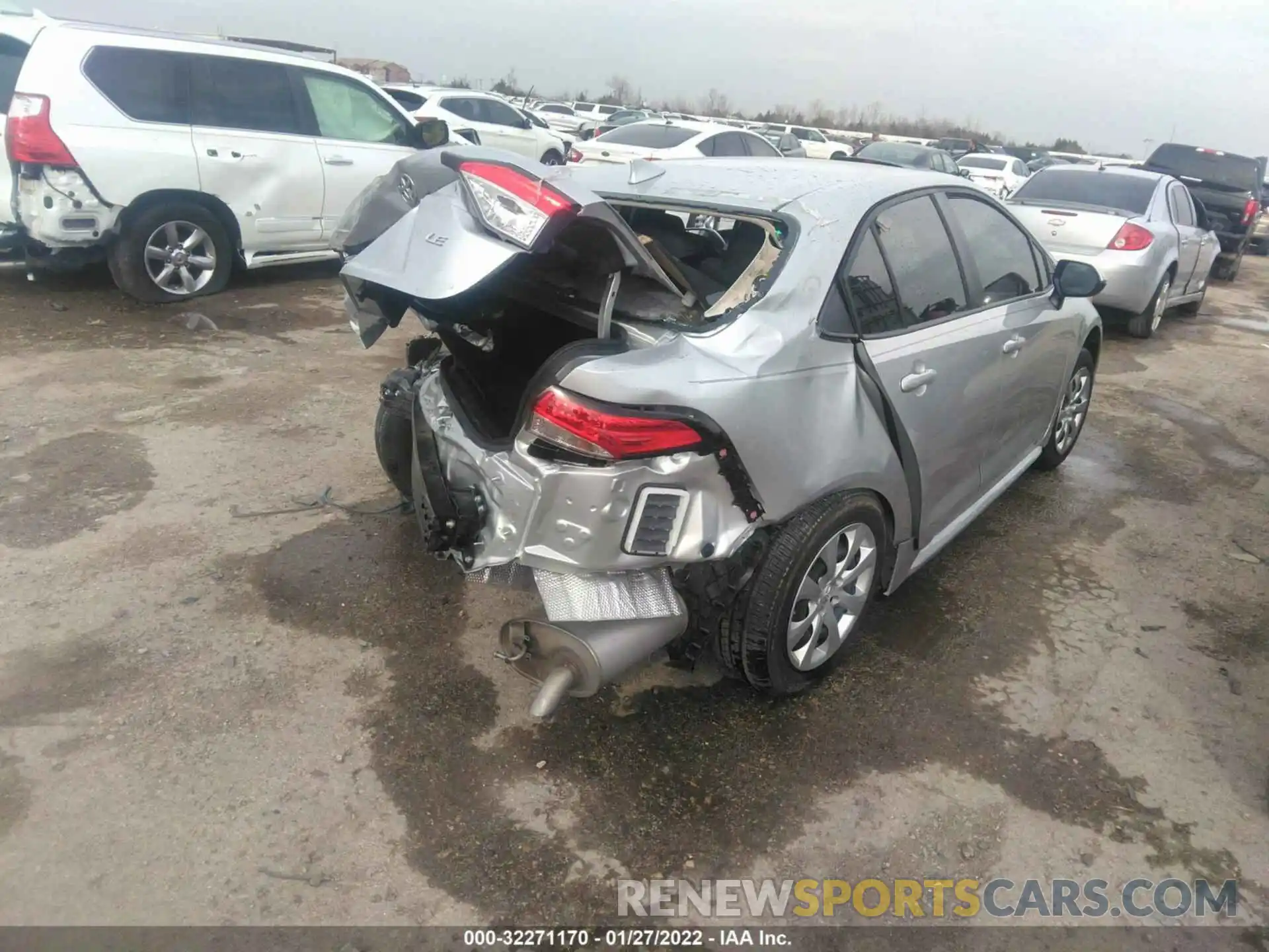 4 Photograph of a damaged car JTDEPMAE4NJ202909 TOYOTA COROLLA 2022