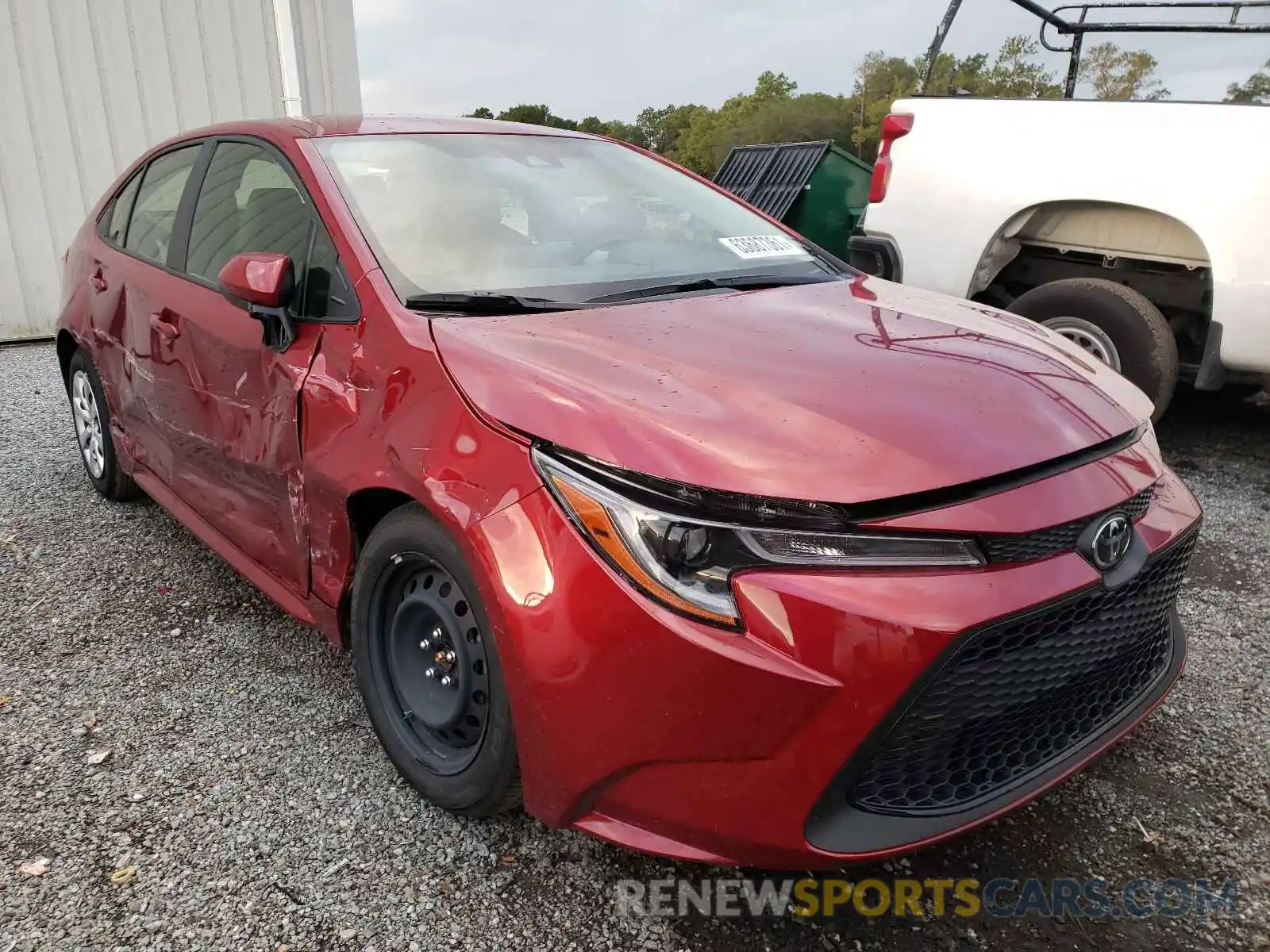 1 Photograph of a damaged car JTDEPMAE4NJ203588 TOYOTA COROLLA 2022