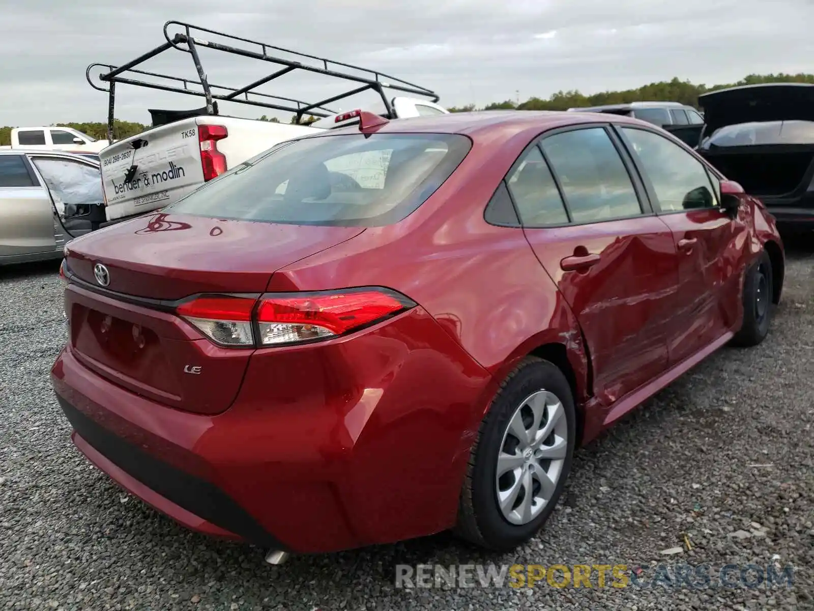 4 Photograph of a damaged car JTDEPMAE4NJ203588 TOYOTA COROLLA 2022