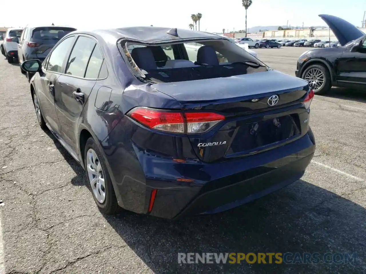 3 Photograph of a damaged car JTDEPMAE4NJ204868 TOYOTA COROLLA 2022