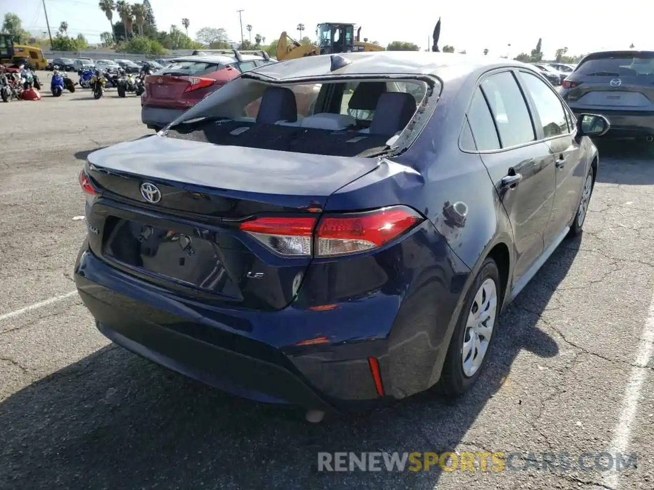 4 Photograph of a damaged car JTDEPMAE4NJ204868 TOYOTA COROLLA 2022