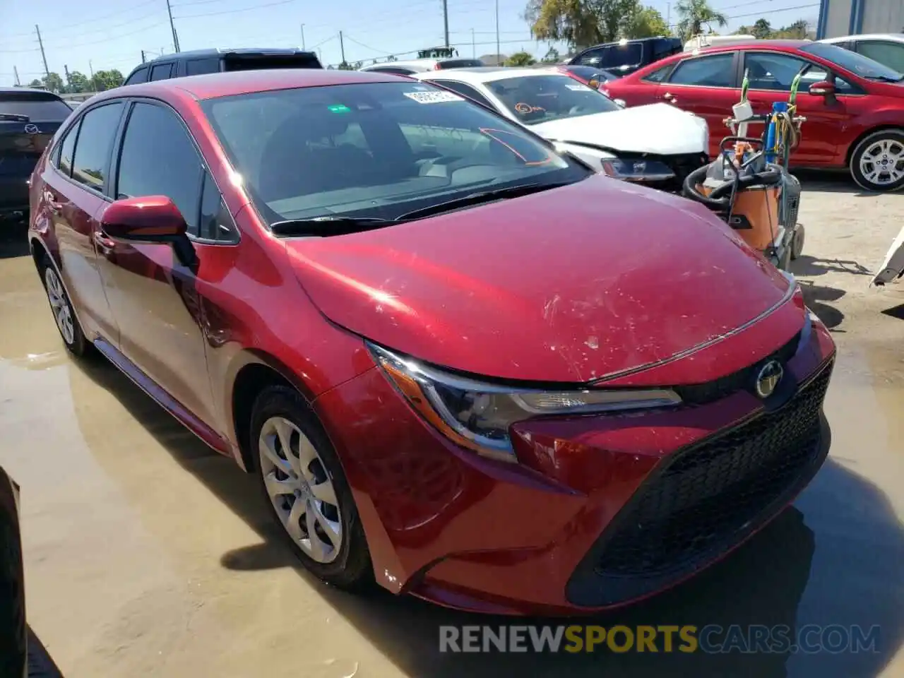 1 Photograph of a damaged car JTDEPMAE4NJ207057 TOYOTA COROLLA 2022