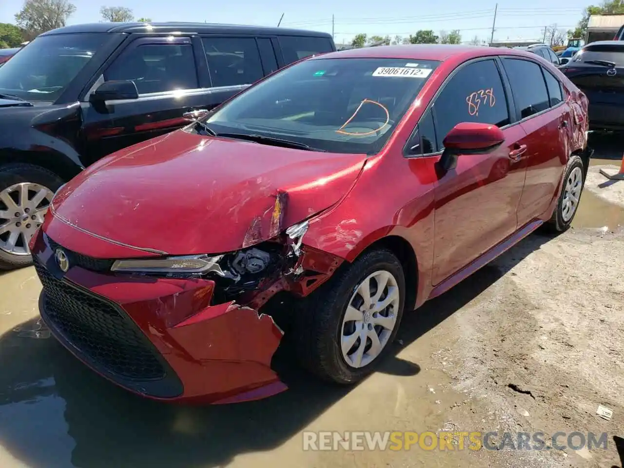 2 Photograph of a damaged car JTDEPMAE4NJ207057 TOYOTA COROLLA 2022