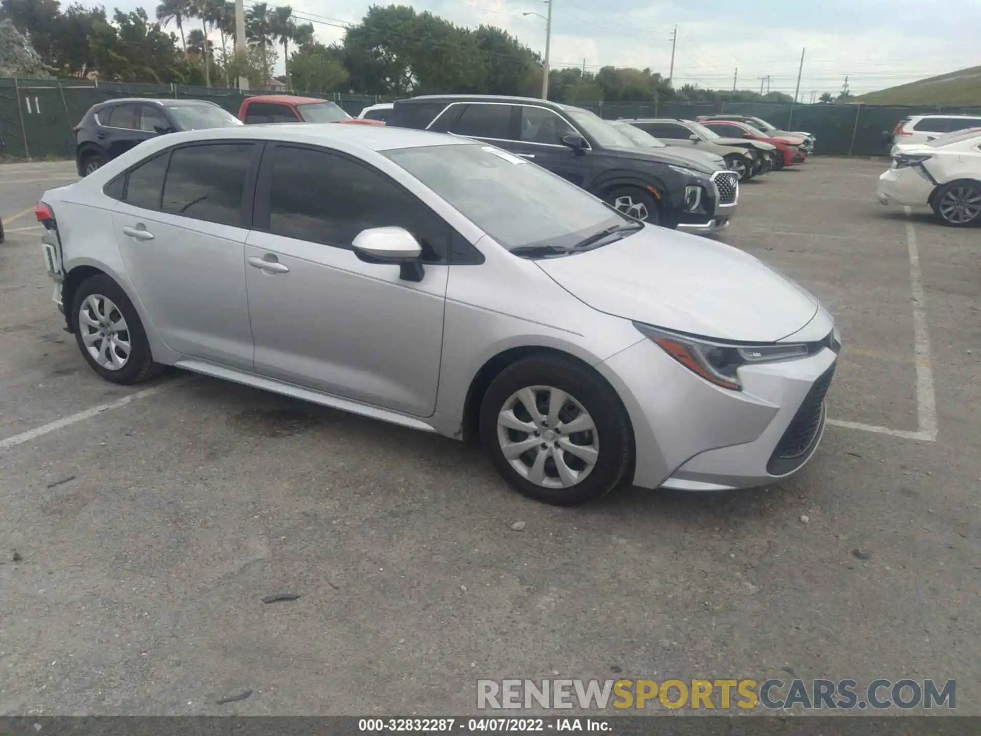 1 Photograph of a damaged car JTDEPMAE4NJ213151 TOYOTA COROLLA 2022