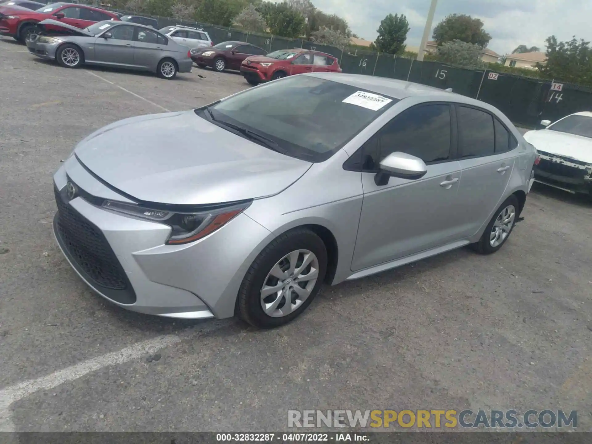 2 Photograph of a damaged car JTDEPMAE4NJ213151 TOYOTA COROLLA 2022