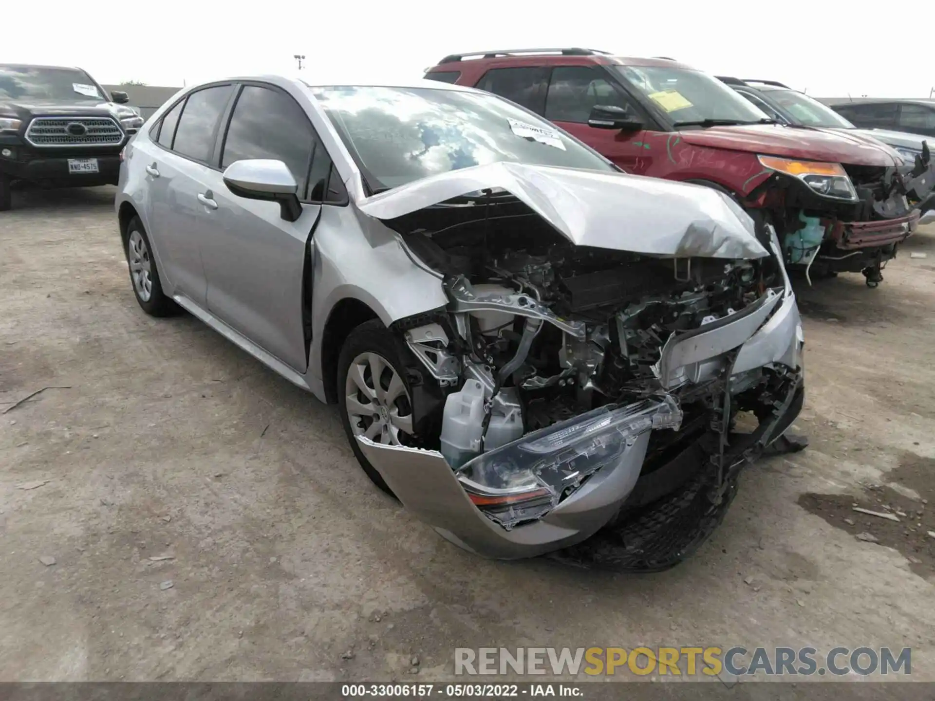 1 Photograph of a damaged car JTDEPMAE4NJ213649 TOYOTA COROLLA 2022