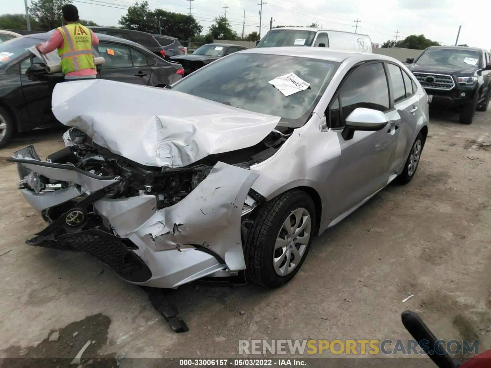 2 Photograph of a damaged car JTDEPMAE4NJ213649 TOYOTA COROLLA 2022