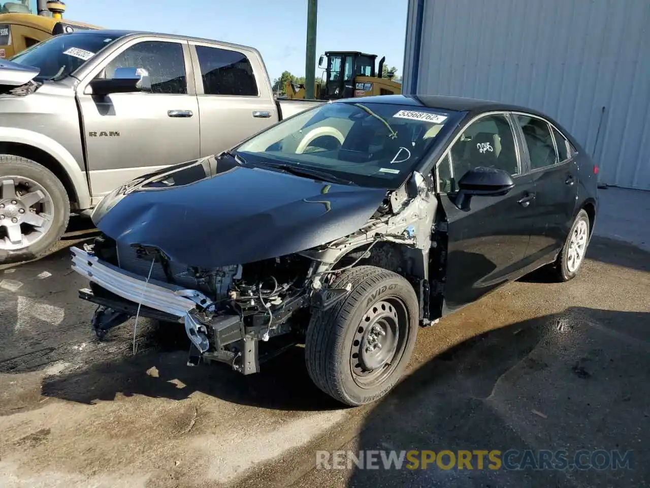 2 Photograph of a damaged car JTDEPMAE4NJ217961 TOYOTA COROLLA 2022