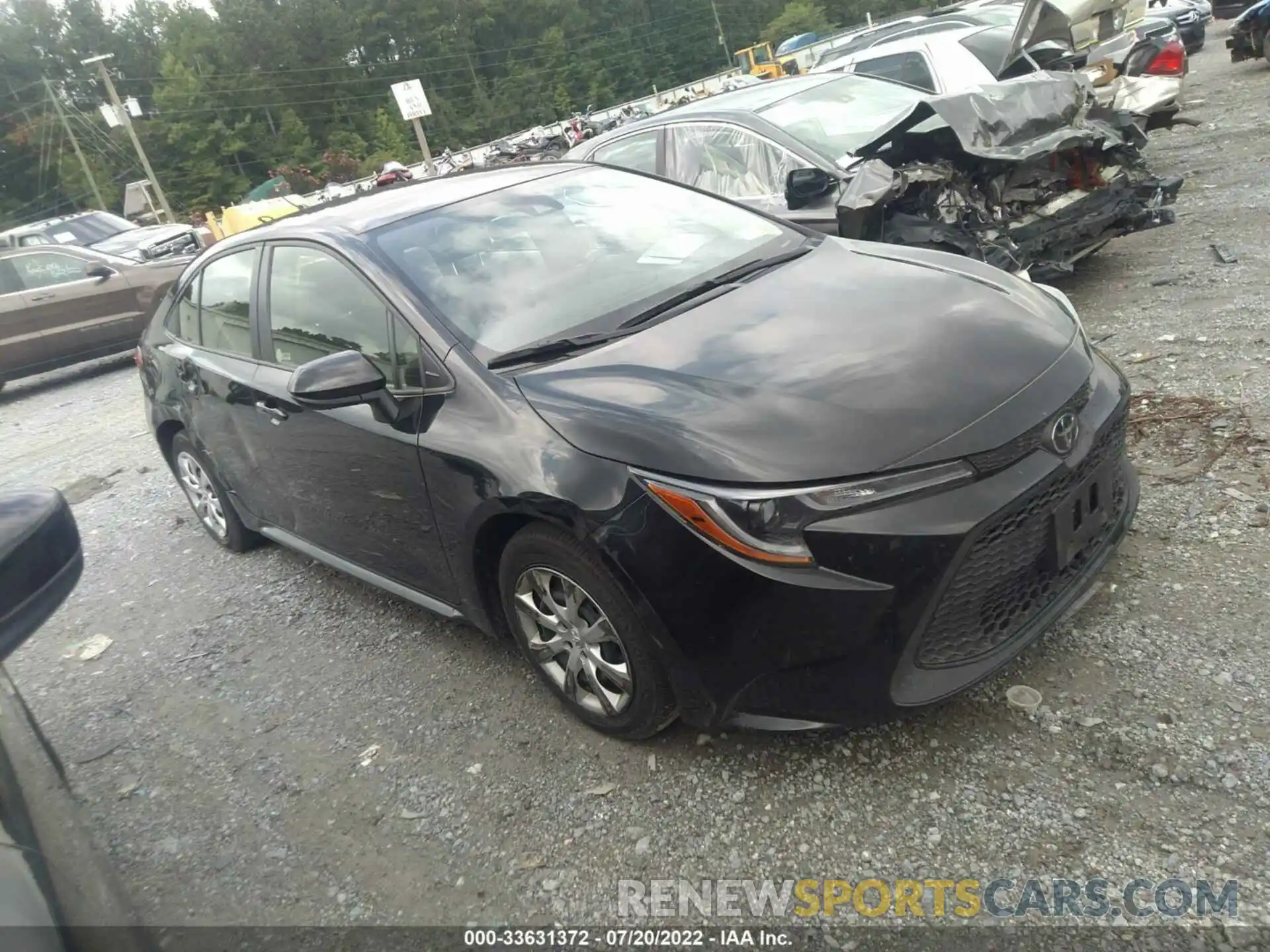 1 Photograph of a damaged car JTDEPMAE4NJ219516 TOYOTA COROLLA 2022