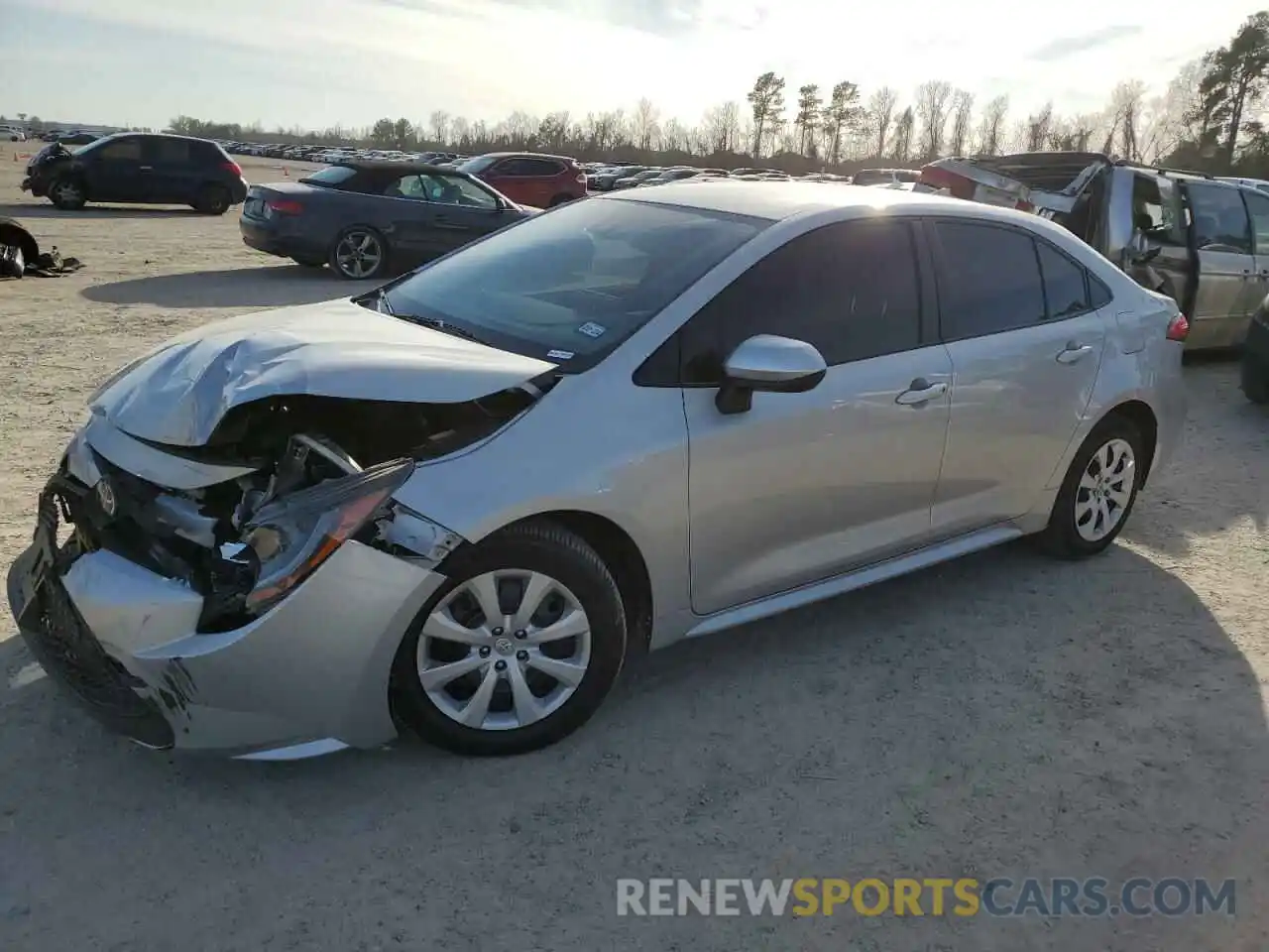 1 Photograph of a damaged car JTDEPMAE4NJ219595 TOYOTA COROLLA 2022