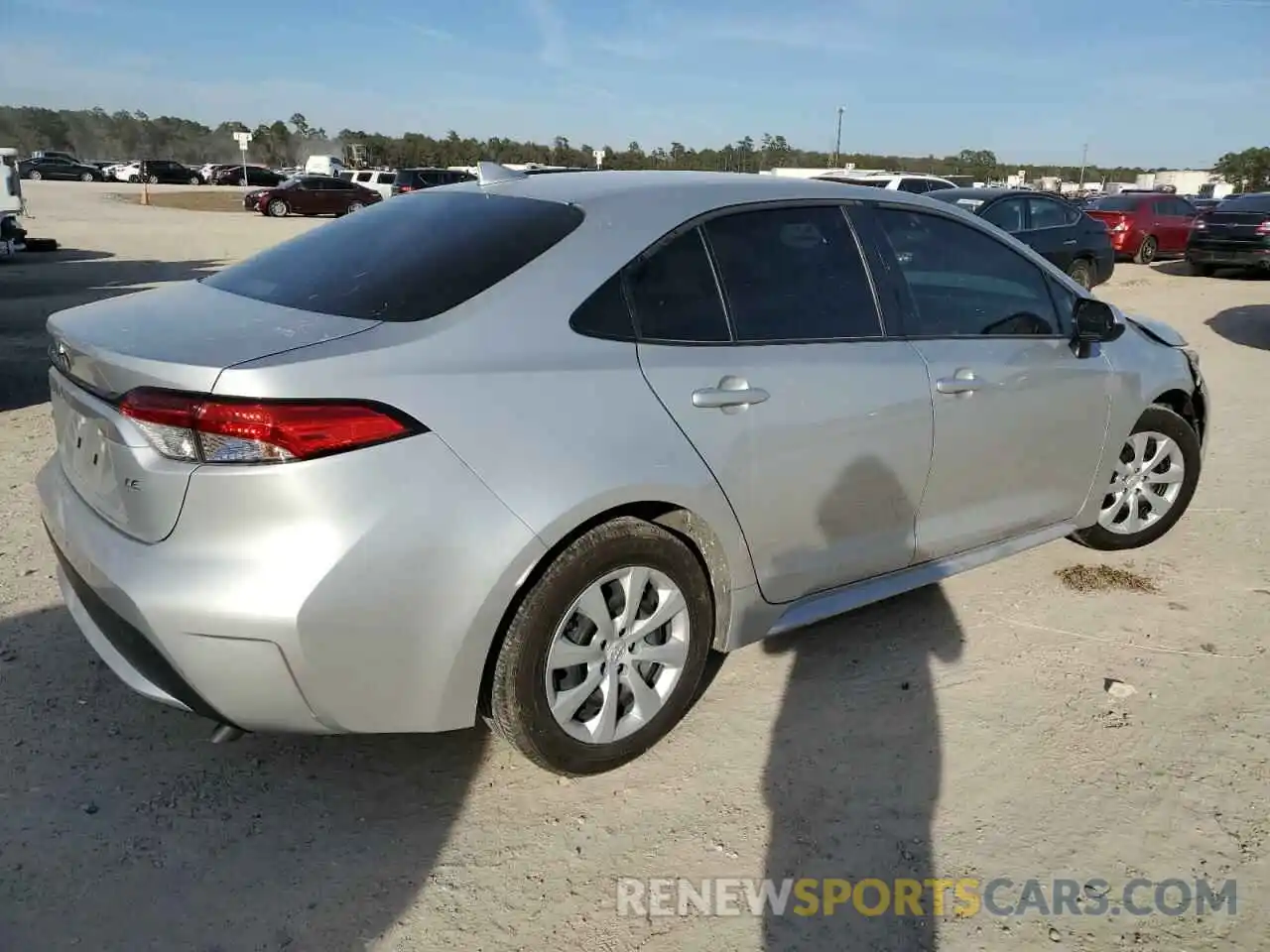 3 Photograph of a damaged car JTDEPMAE4NJ219595 TOYOTA COROLLA 2022