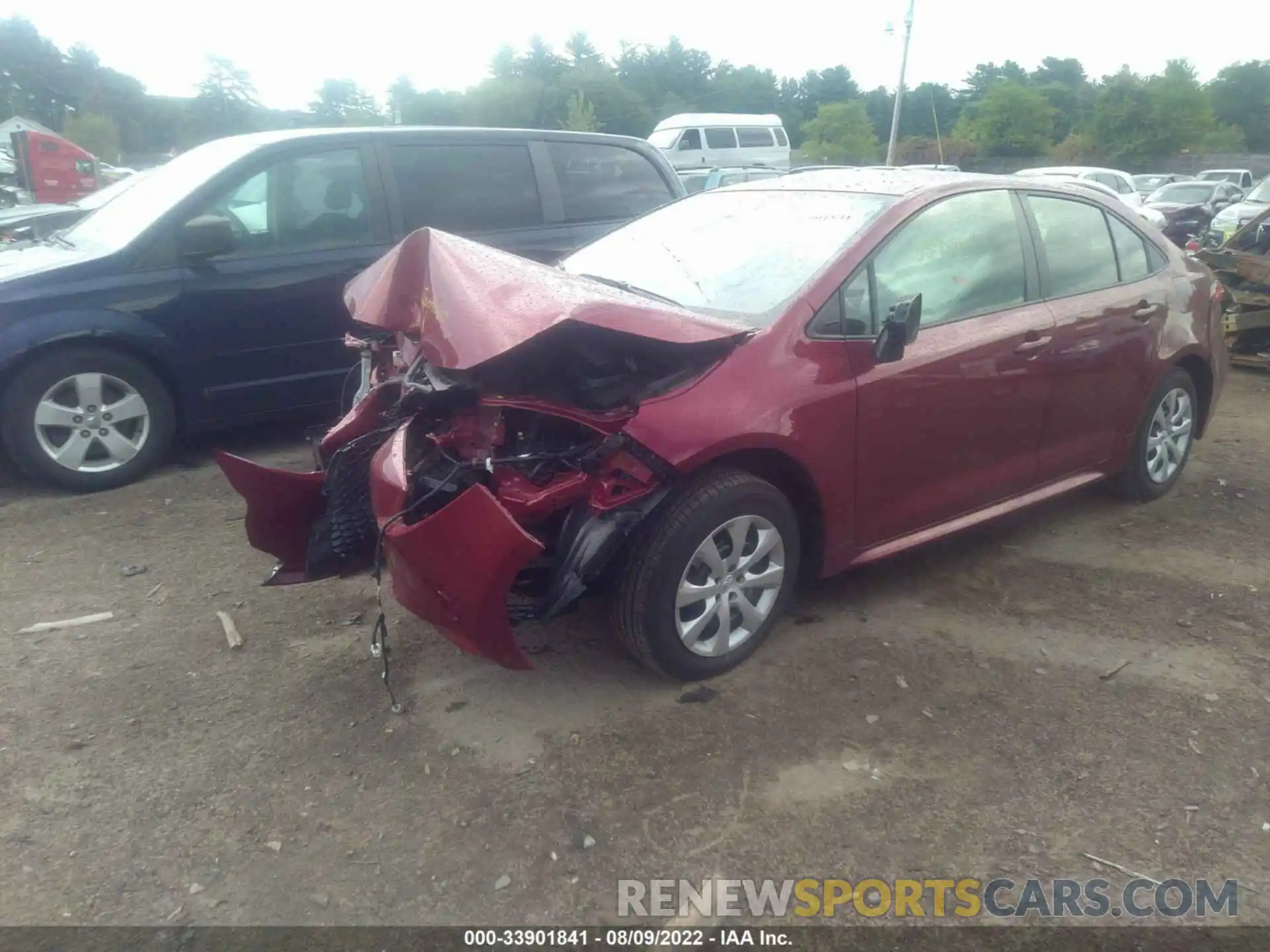 2 Photograph of a damaged car JTDEPMAE4NJ222447 TOYOTA COROLLA 2022