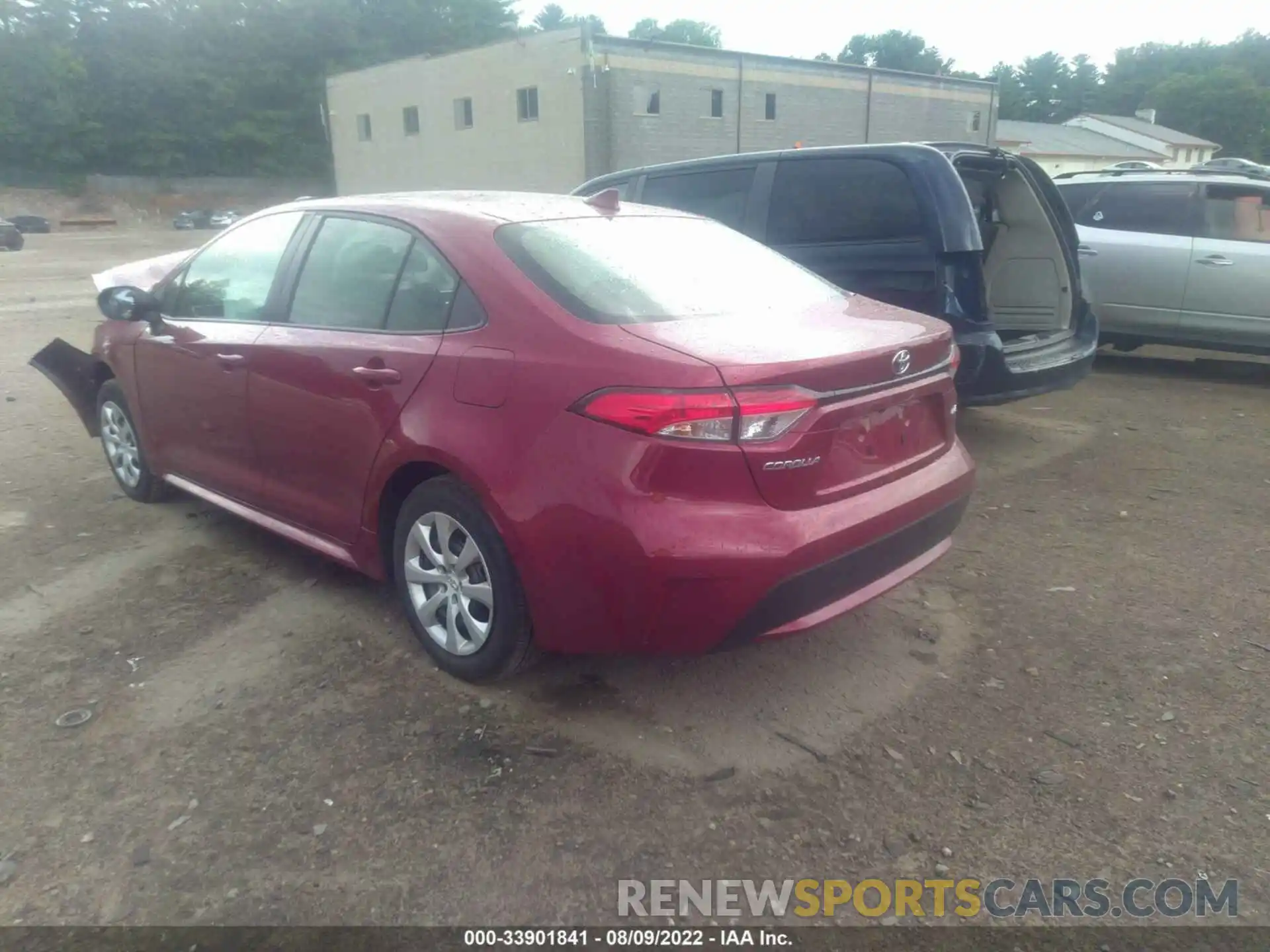 3 Photograph of a damaged car JTDEPMAE4NJ222447 TOYOTA COROLLA 2022