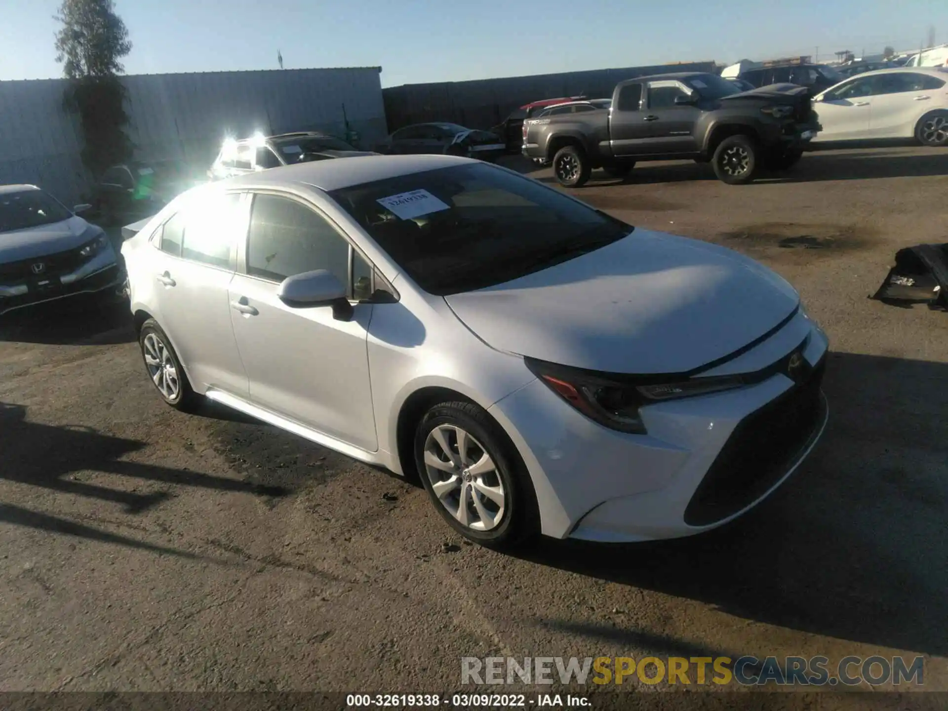 1 Photograph of a damaged car JTDEPMAE5N3004862 TOYOTA COROLLA 2022