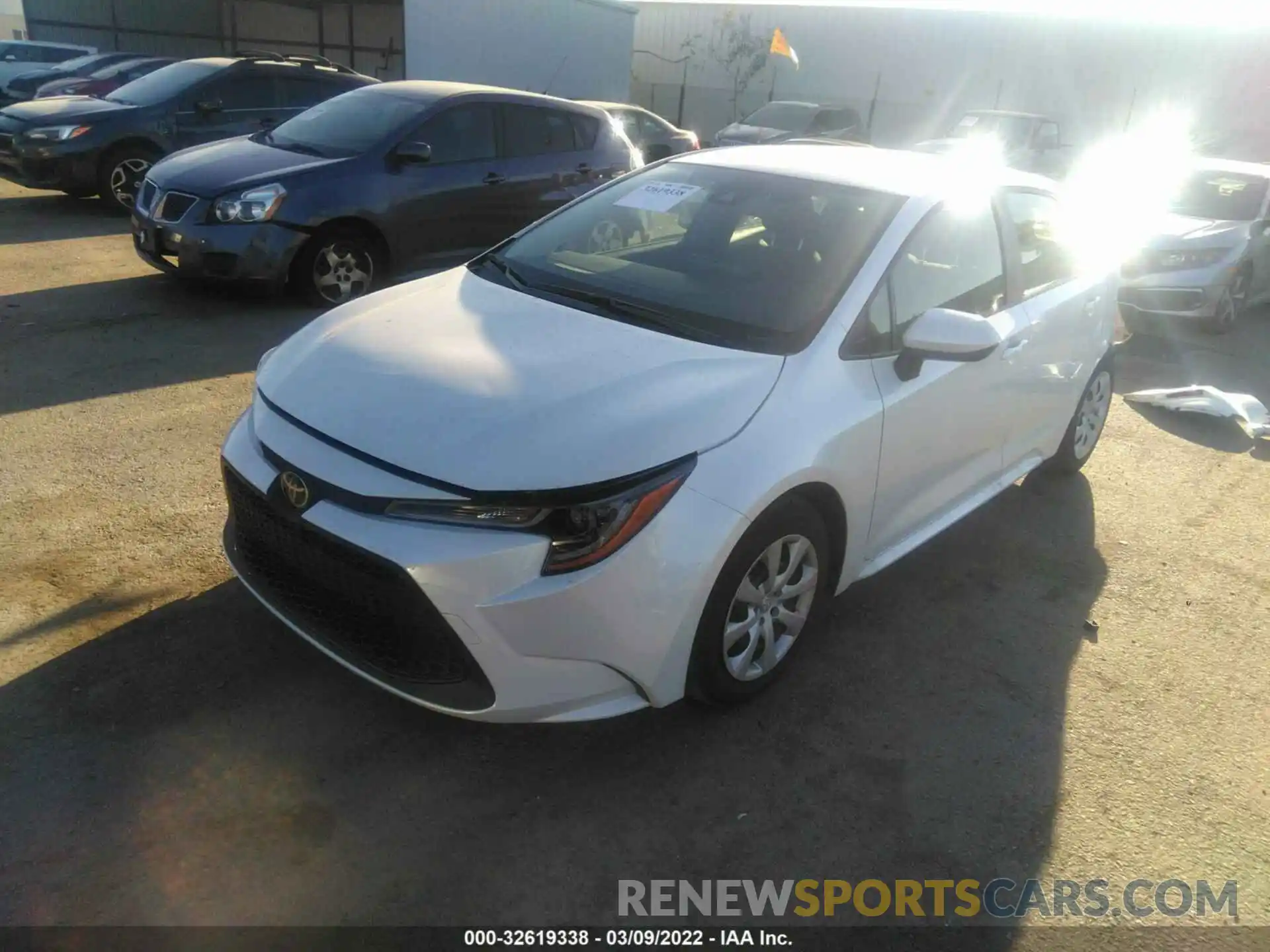 2 Photograph of a damaged car JTDEPMAE5N3004862 TOYOTA COROLLA 2022