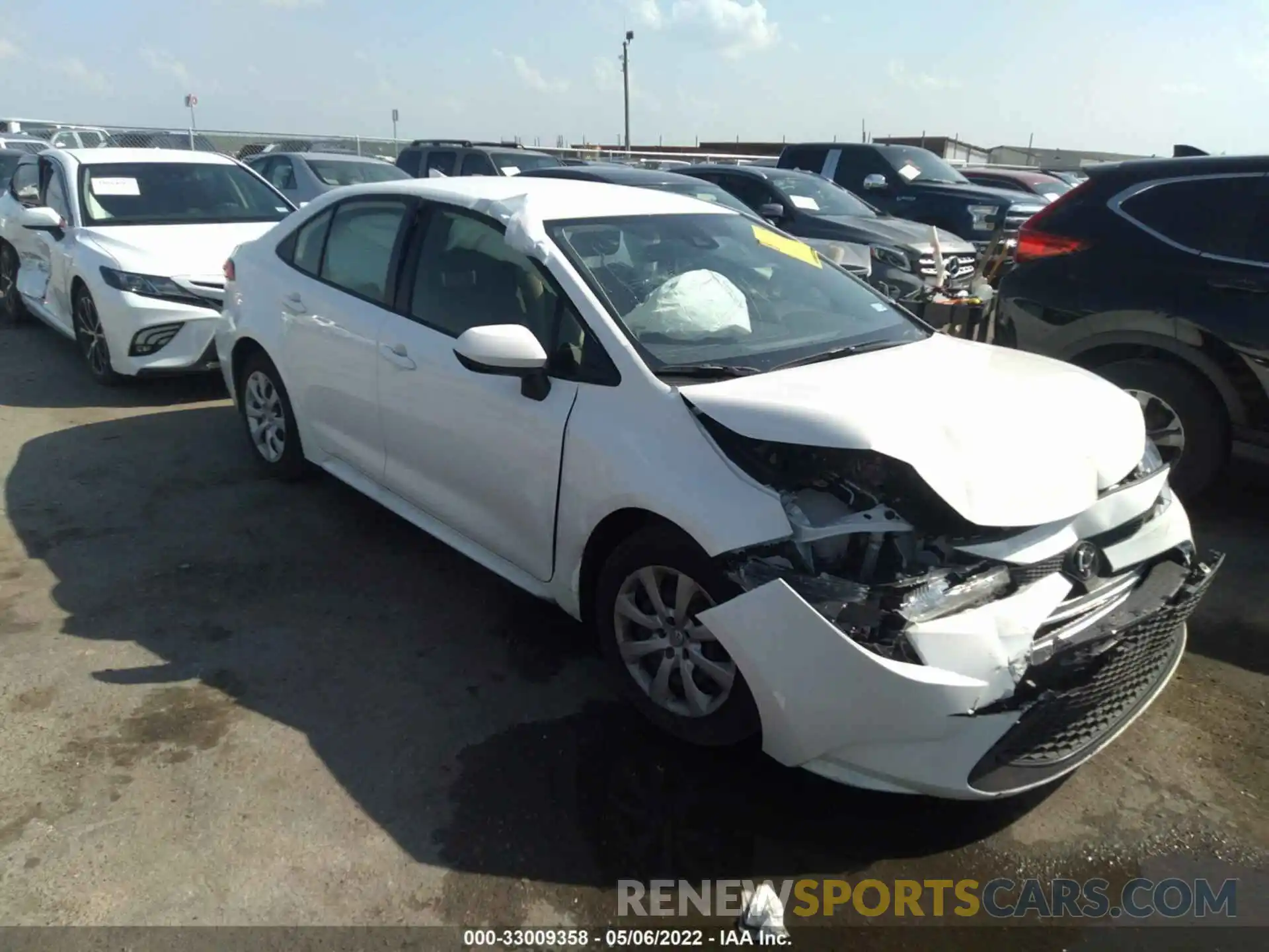 1 Photograph of a damaged car JTDEPMAE5N3005476 TOYOTA COROLLA 2022