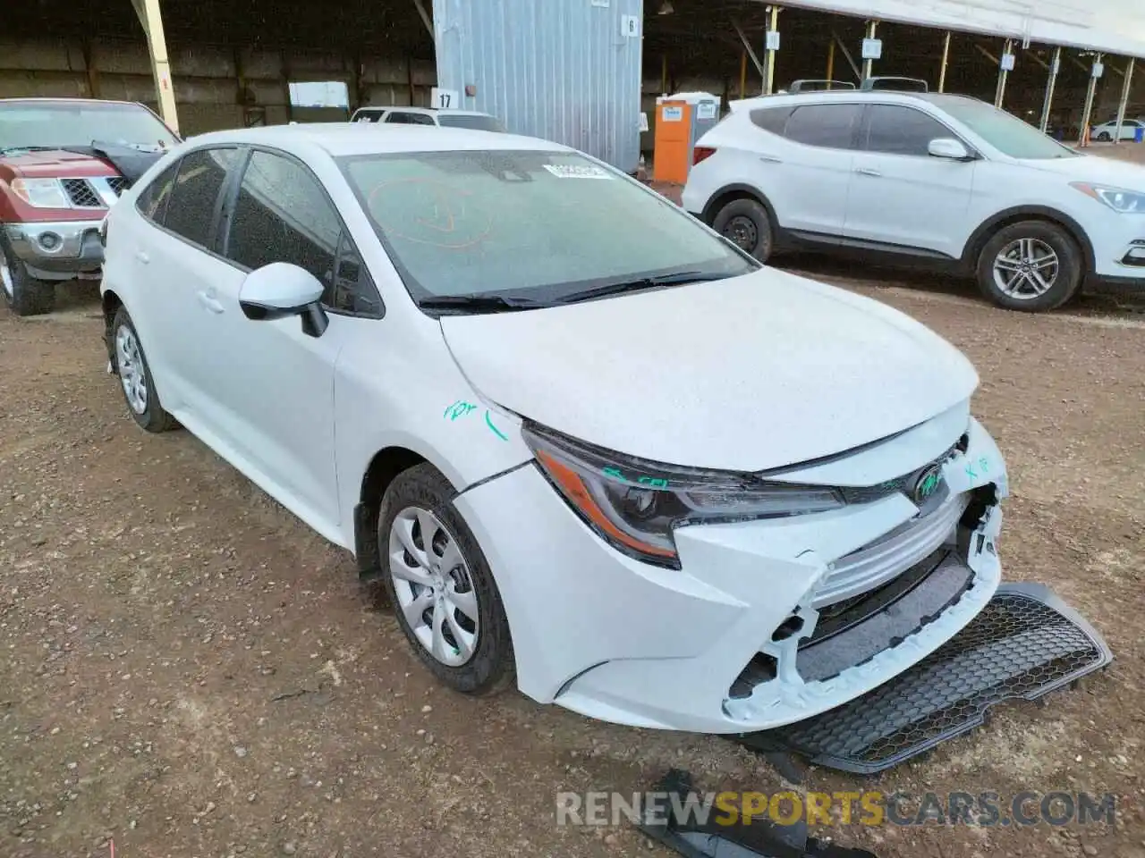 1 Photograph of a damaged car JTDEPMAE5N3006448 TOYOTA COROLLA 2022