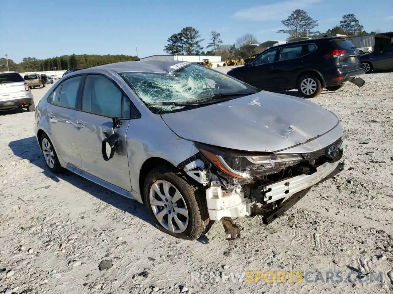 1 Photograph of a damaged car JTDEPMAE5N3007602 TOYOTA COROLLA 2022