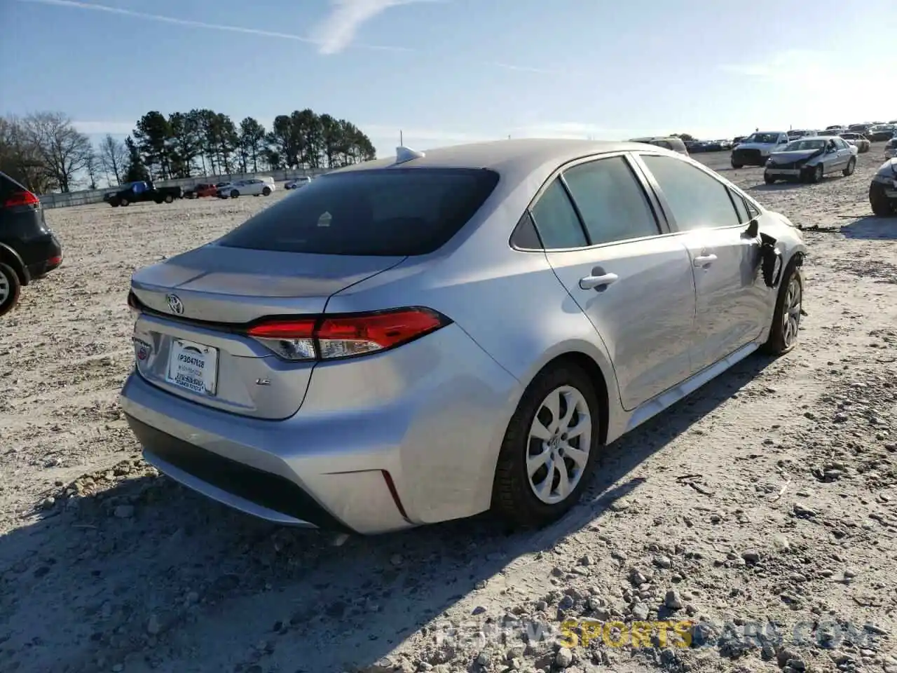 4 Photograph of a damaged car JTDEPMAE5N3007602 TOYOTA COROLLA 2022