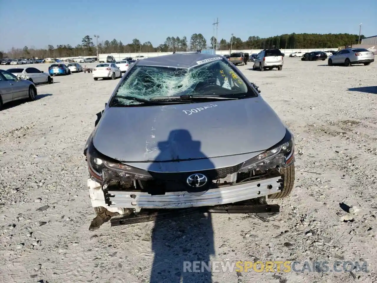 9 Photograph of a damaged car JTDEPMAE5N3007602 TOYOTA COROLLA 2022