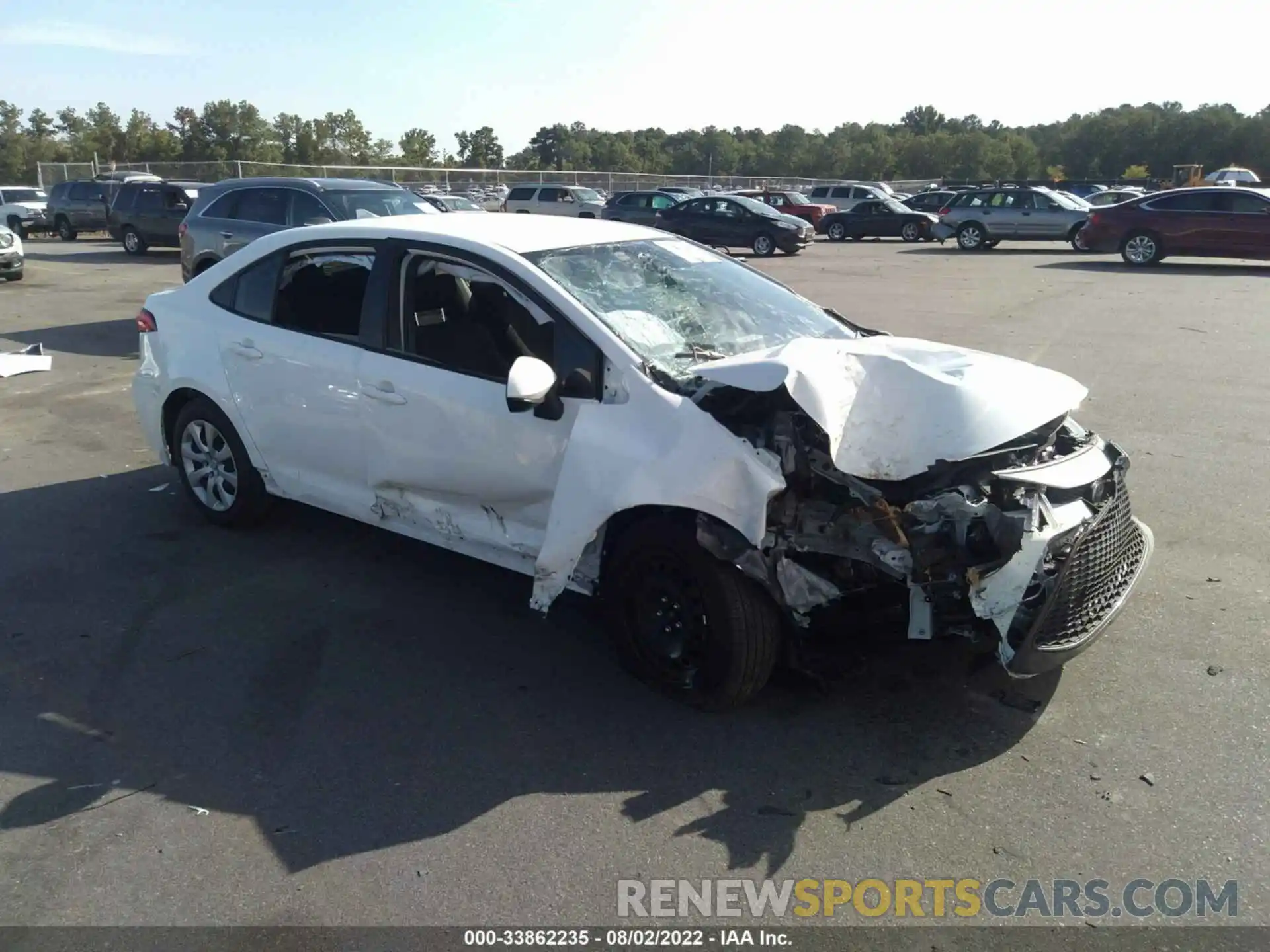 1 Photograph of a damaged car JTDEPMAE5N3008393 TOYOTA COROLLA 2022