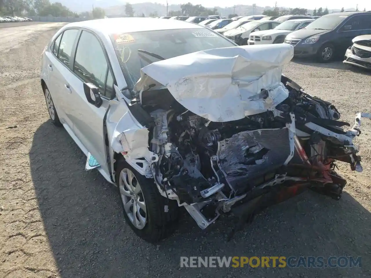 1 Photograph of a damaged car JTDEPMAE5N3008796 TOYOTA COROLLA 2022