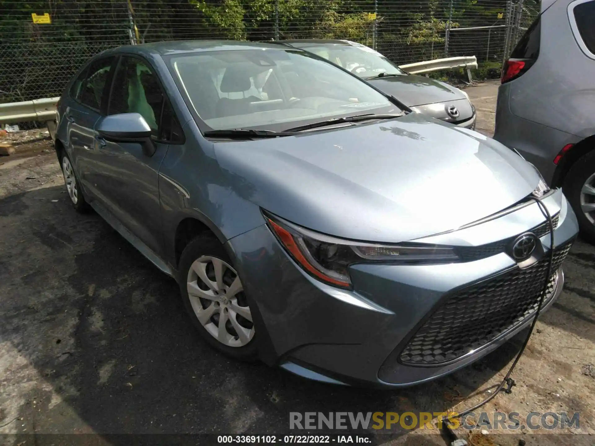 1 Photograph of a damaged car JTDEPMAE5N3011813 TOYOTA COROLLA 2022