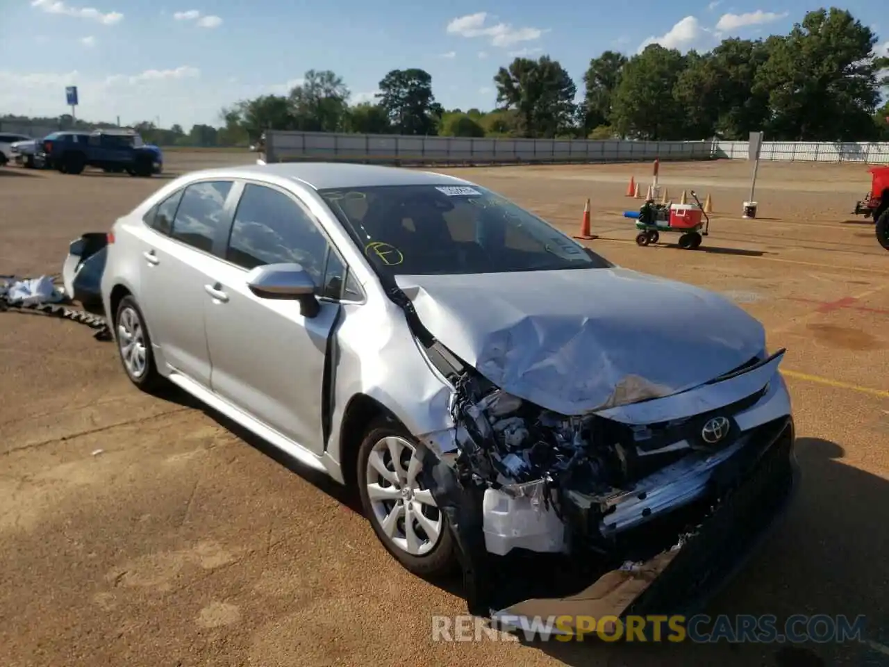 1 Photograph of a damaged car JTDEPMAE5N3012640 TOYOTA COROLLA 2022