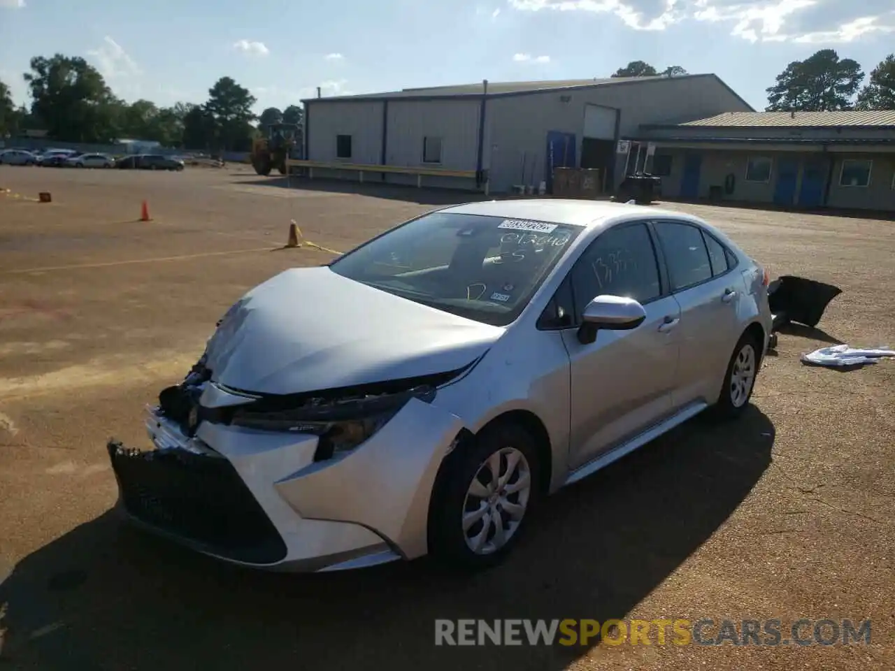 2 Photograph of a damaged car JTDEPMAE5N3012640 TOYOTA COROLLA 2022