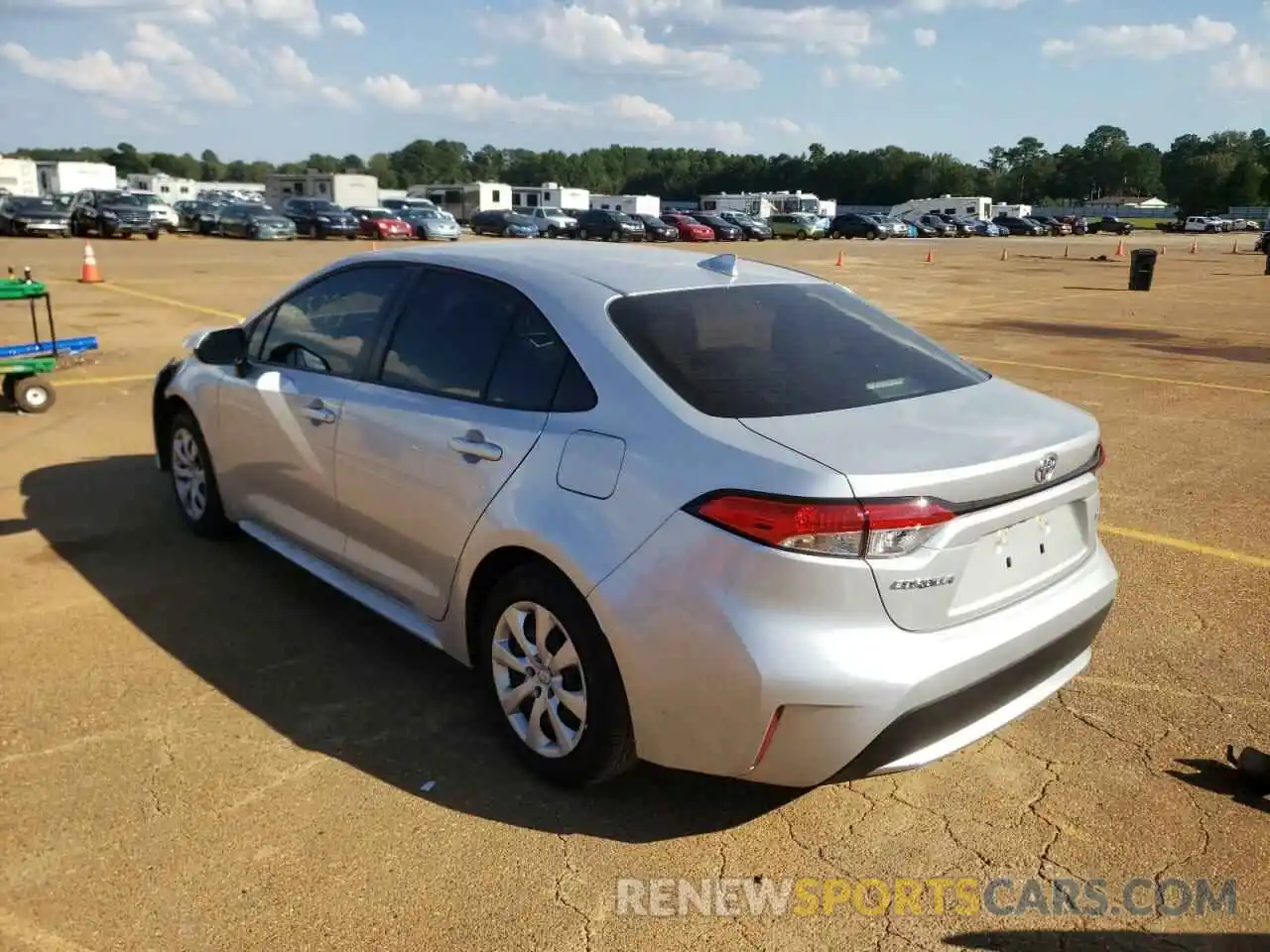 3 Photograph of a damaged car JTDEPMAE5N3012640 TOYOTA COROLLA 2022