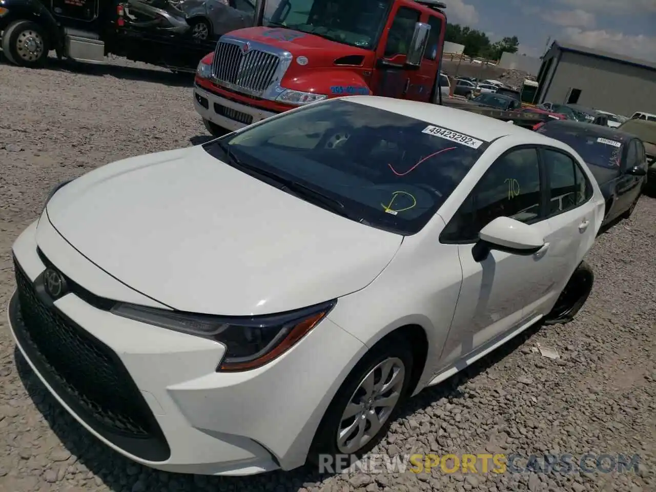 2 Photograph of a damaged car JTDEPMAE5N3017157 TOYOTA COROLLA 2022