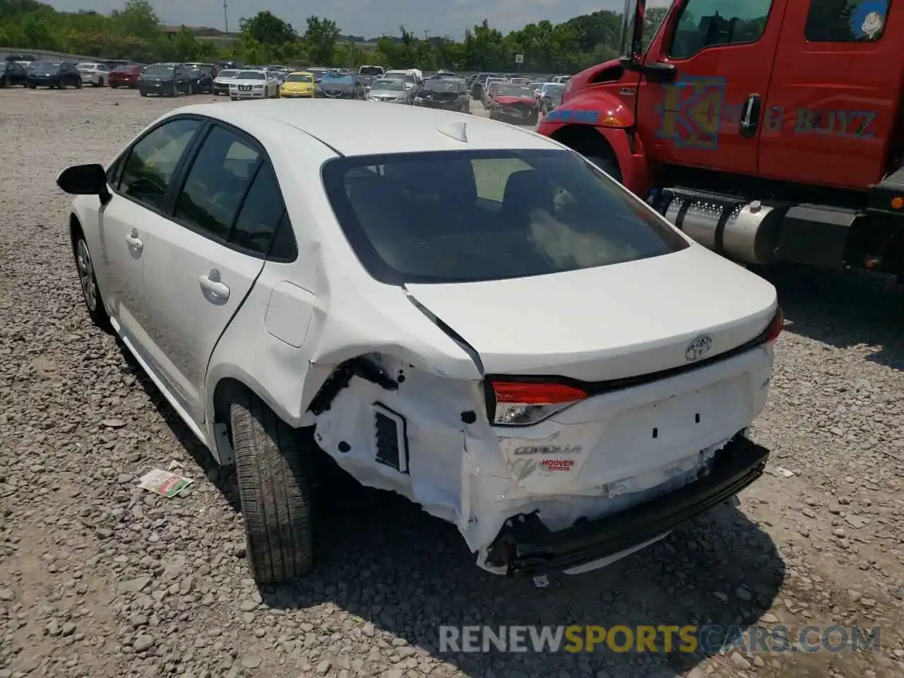 3 Photograph of a damaged car JTDEPMAE5N3017157 TOYOTA COROLLA 2022