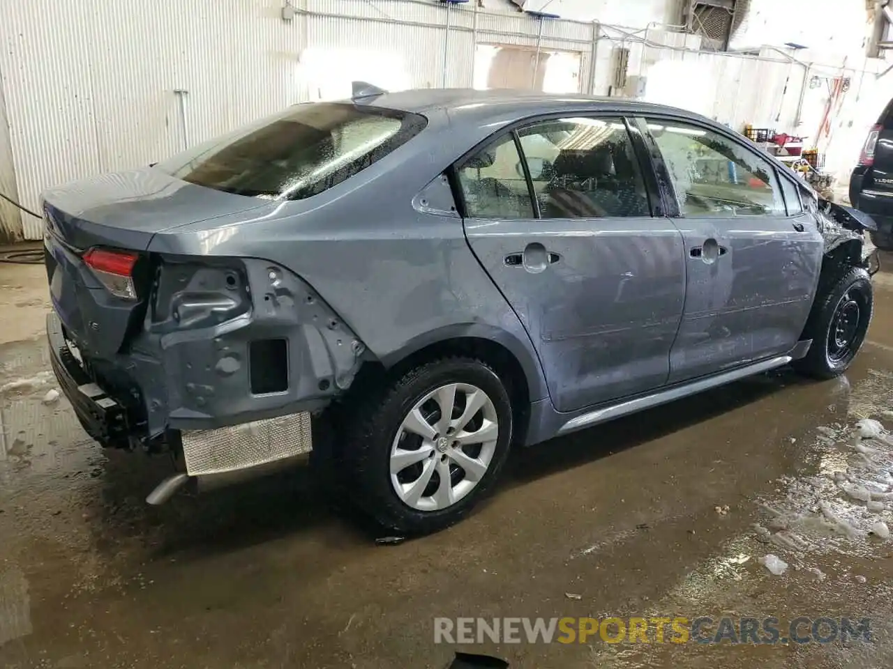 3 Photograph of a damaged car JTDEPMAE5N3021208 TOYOTA COROLLA 2022