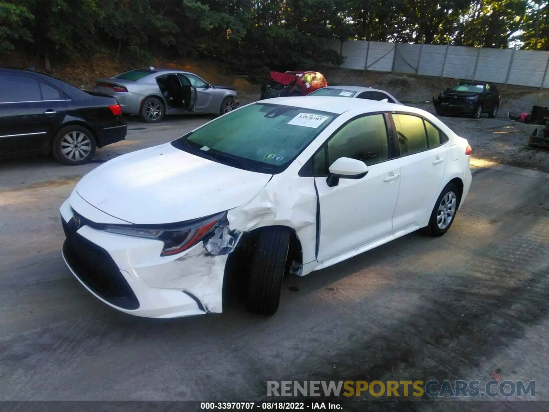 2 Photograph of a damaged car JTDEPMAE5N3022309 TOYOTA COROLLA 2022