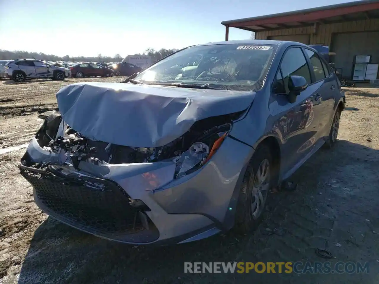 2 Photograph of a damaged car JTDEPMAE5NJ190270 TOYOTA COROLLA 2022