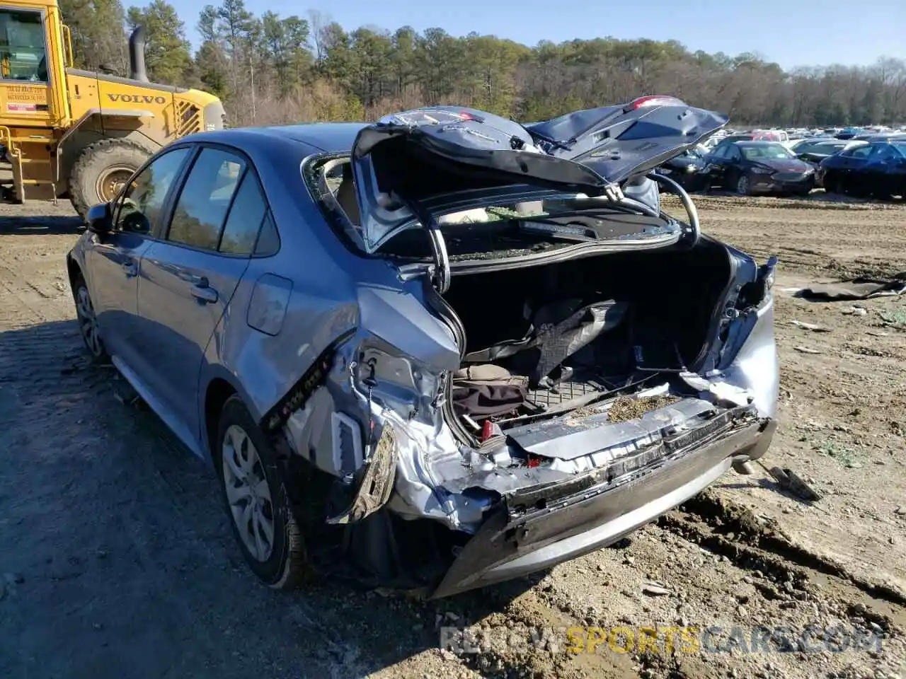 3 Photograph of a damaged car JTDEPMAE5NJ190270 TOYOTA COROLLA 2022