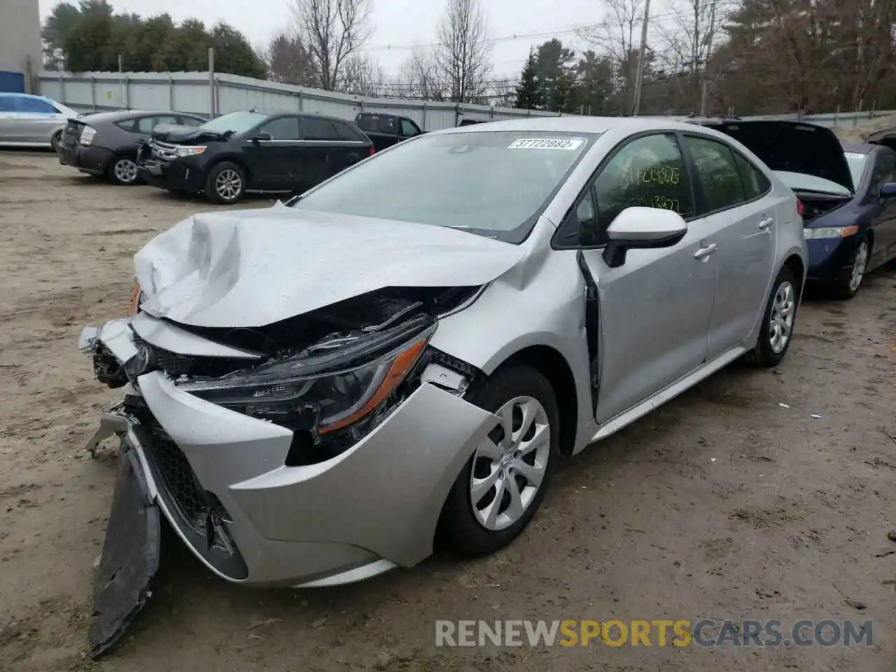 2 Photograph of a damaged car JTDEPMAE5NJ190429 TOYOTA COROLLA 2022