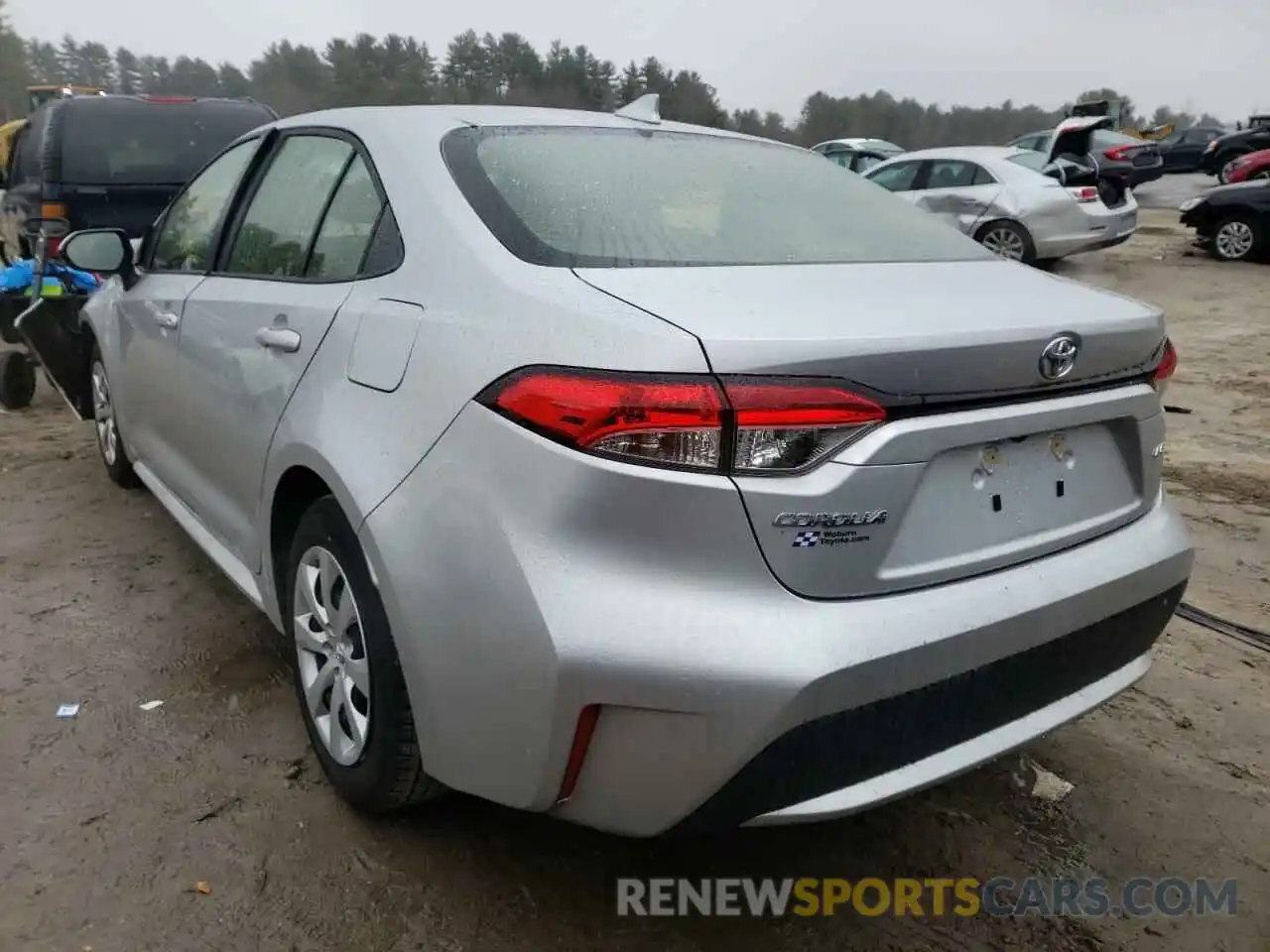 3 Photograph of a damaged car JTDEPMAE5NJ190429 TOYOTA COROLLA 2022