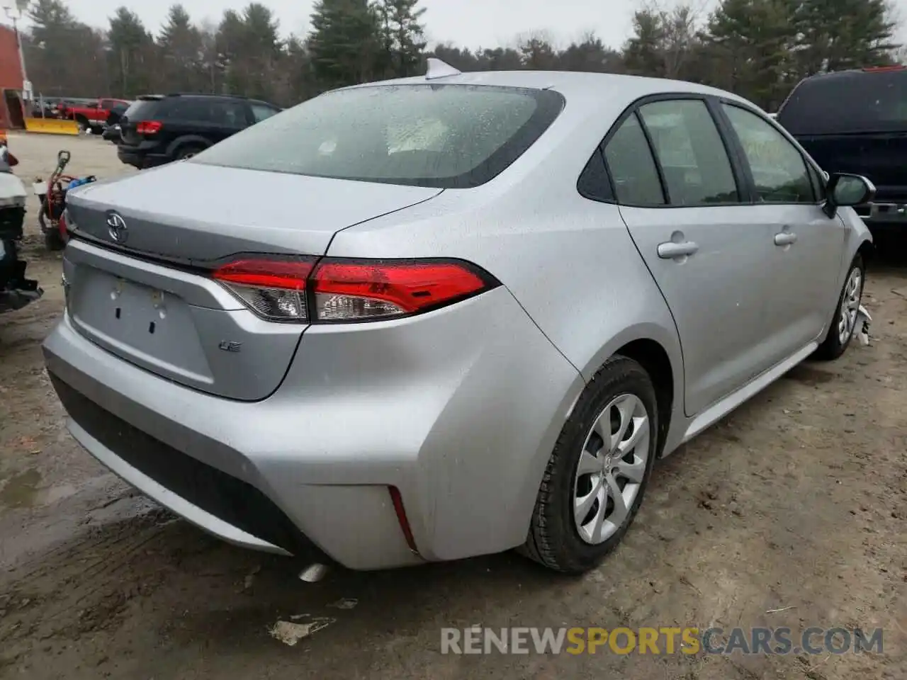 4 Photograph of a damaged car JTDEPMAE5NJ190429 TOYOTA COROLLA 2022