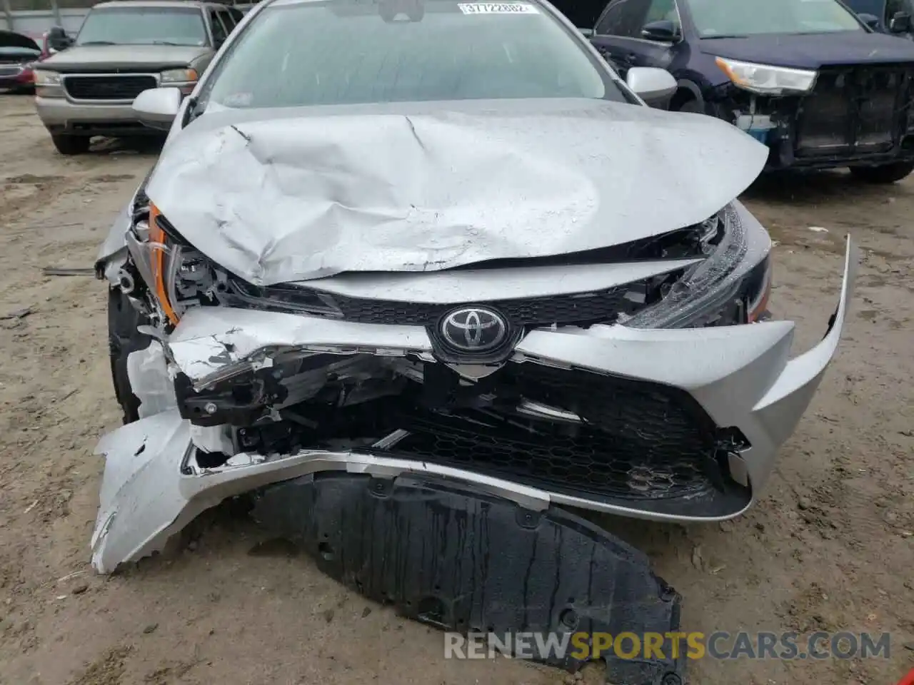 9 Photograph of a damaged car JTDEPMAE5NJ190429 TOYOTA COROLLA 2022