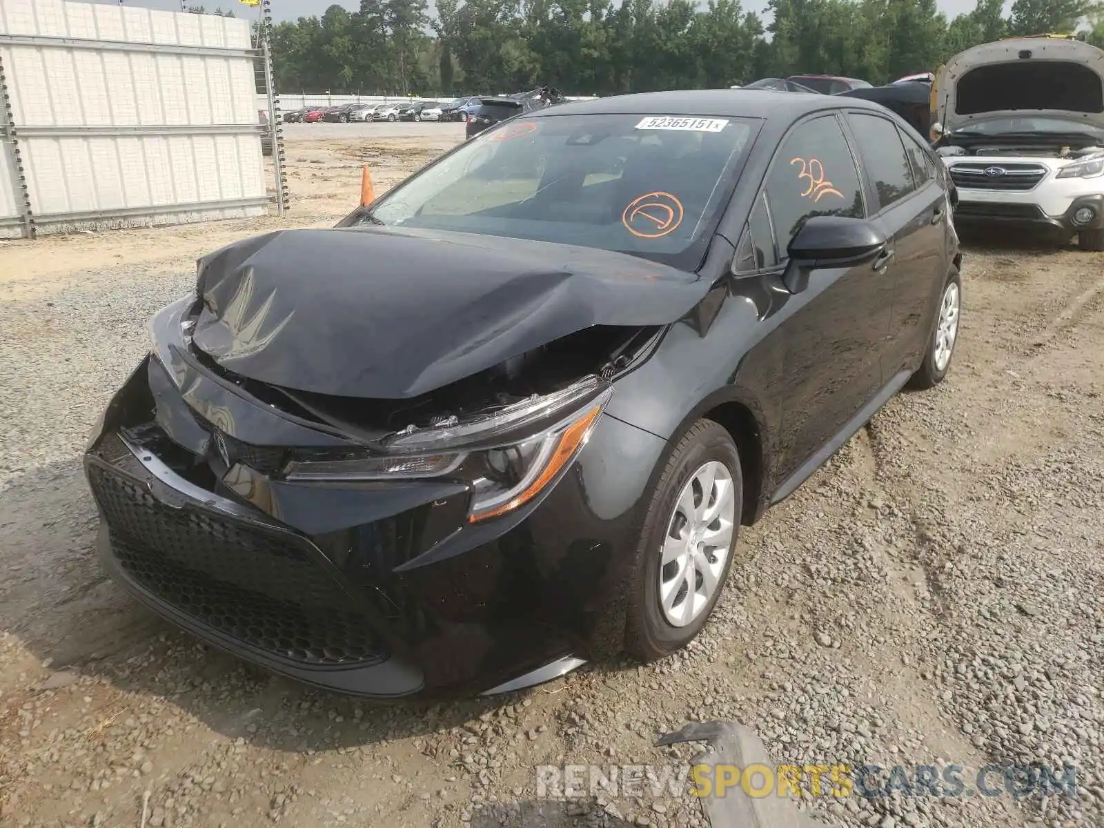 2 Photograph of a damaged car JTDEPMAE5NJ191256 TOYOTA COROLLA 2022