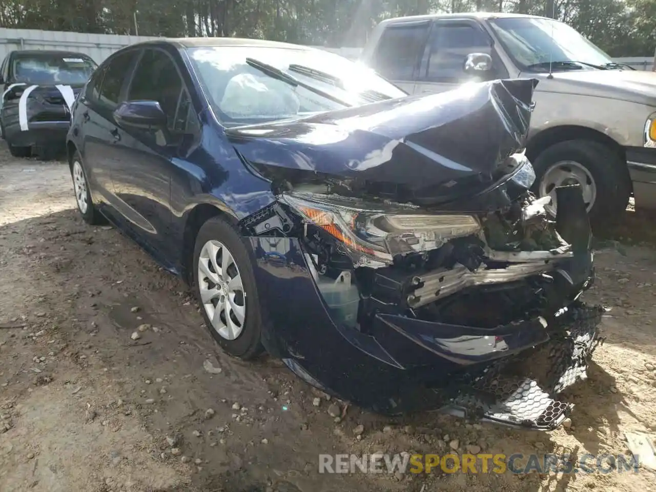 1 Photograph of a damaged car JTDEPMAE5NJ191323 TOYOTA COROLLA 2022