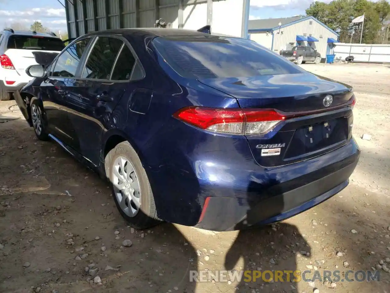 3 Photograph of a damaged car JTDEPMAE5NJ191323 TOYOTA COROLLA 2022