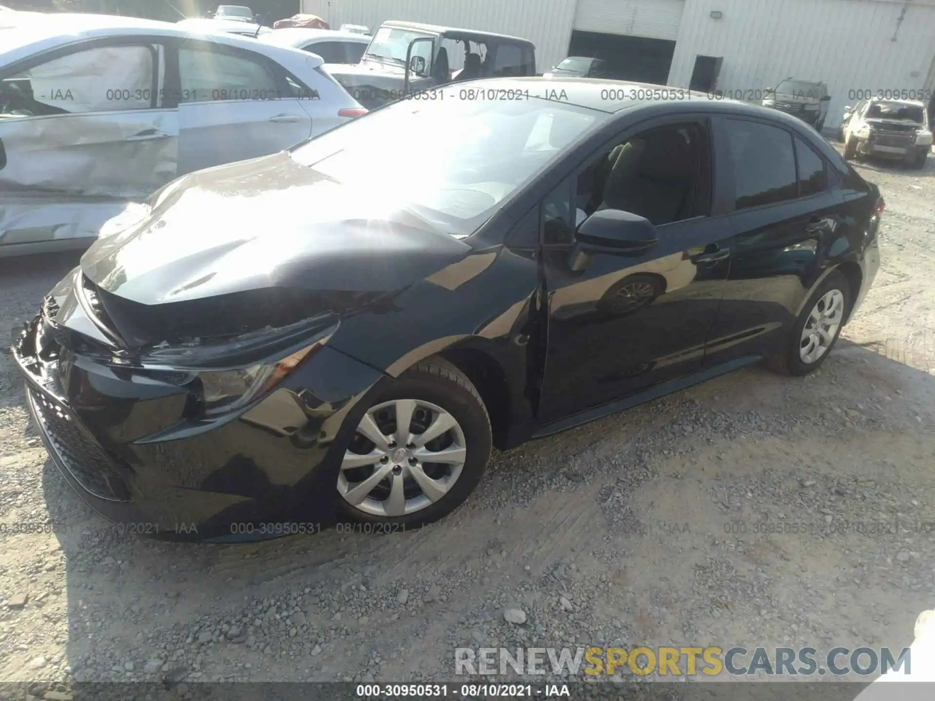 2 Photograph of a damaged car JTDEPMAE5NJ192052 TOYOTA COROLLA 2022