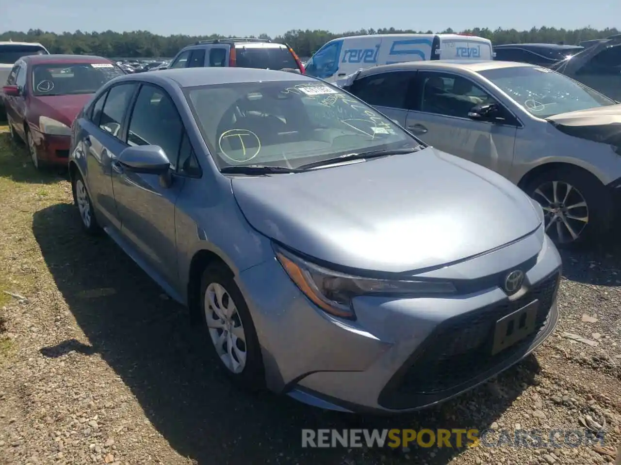 1 Photograph of a damaged car JTDEPMAE5NJ192536 TOYOTA COROLLA 2022