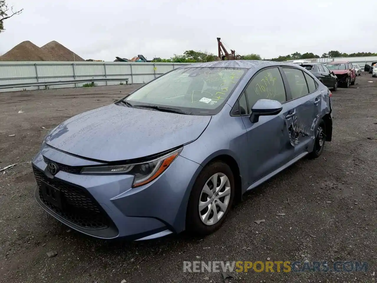 2 Photograph of a damaged car JTDEPMAE5NJ192536 TOYOTA COROLLA 2022