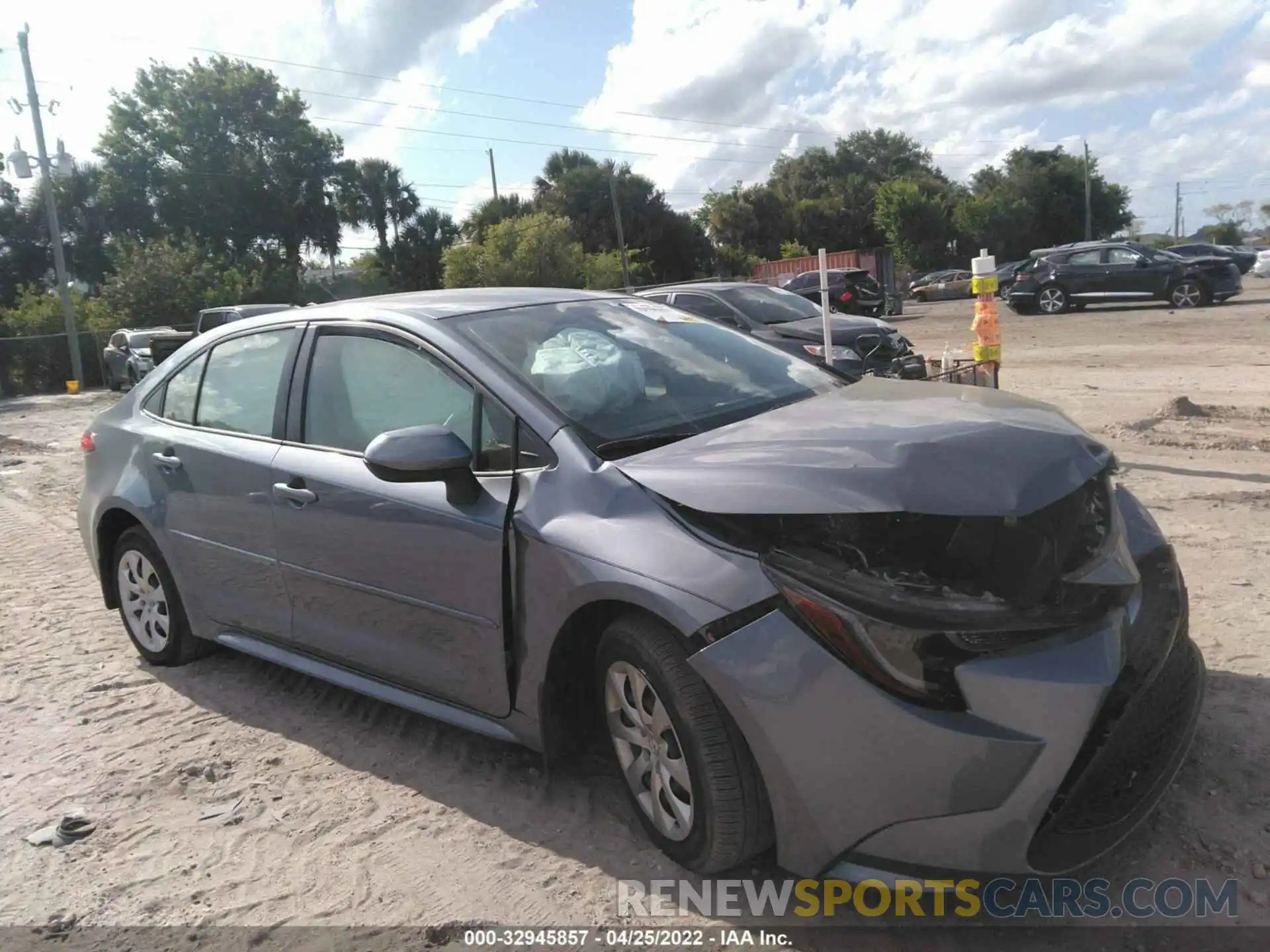 1 Photograph of a damaged car JTDEPMAE5NJ192777 TOYOTA COROLLA 2022