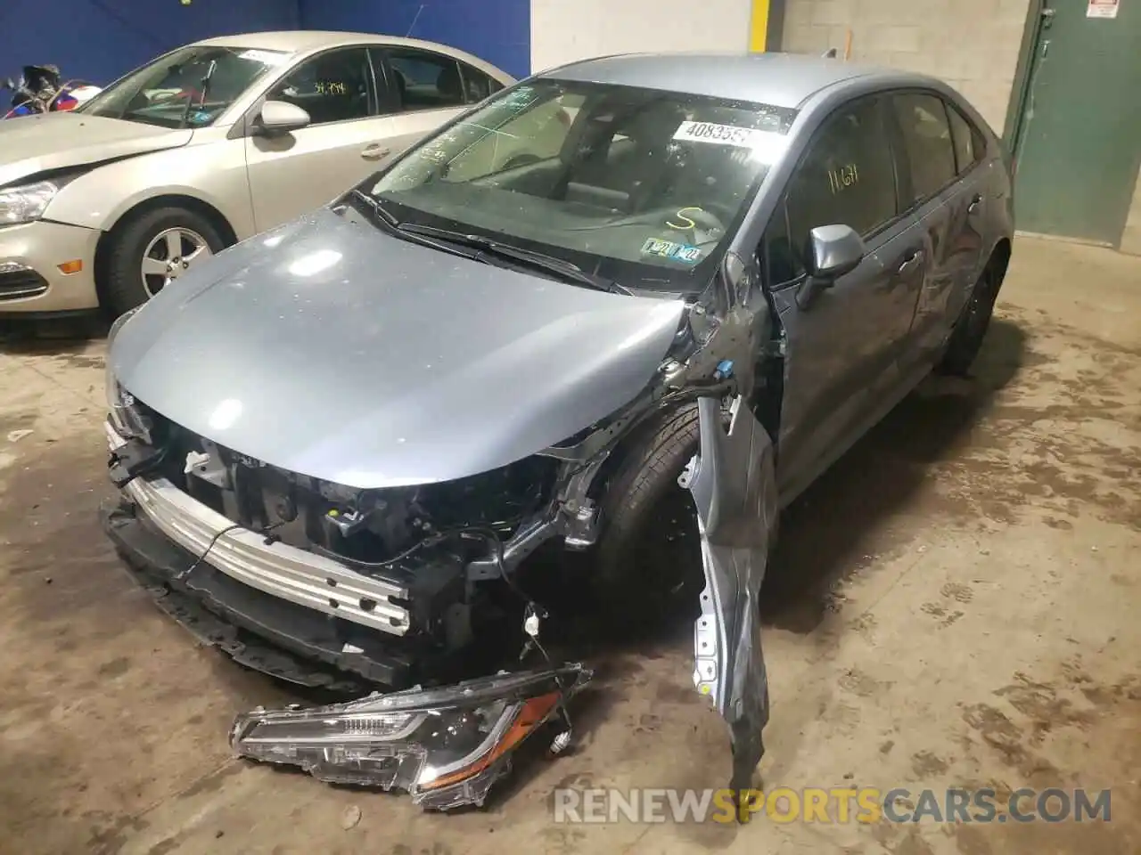 2 Photograph of a damaged car JTDEPMAE5NJ193458 TOYOTA COROLLA 2022